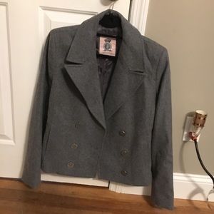 Juicy couture wool pea coat